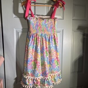Abby And Evie  NWT Tropical Spring Girls Dress Sz 12. Easter.